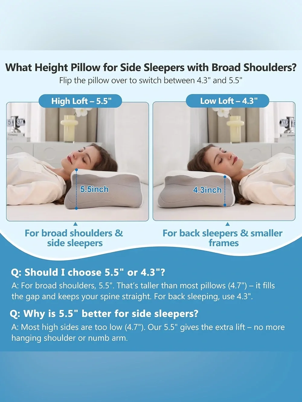 Pillow for Neck, 5.5